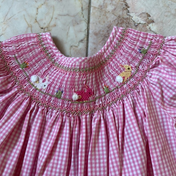 Easter themed smock dress - Picture 2 of 6